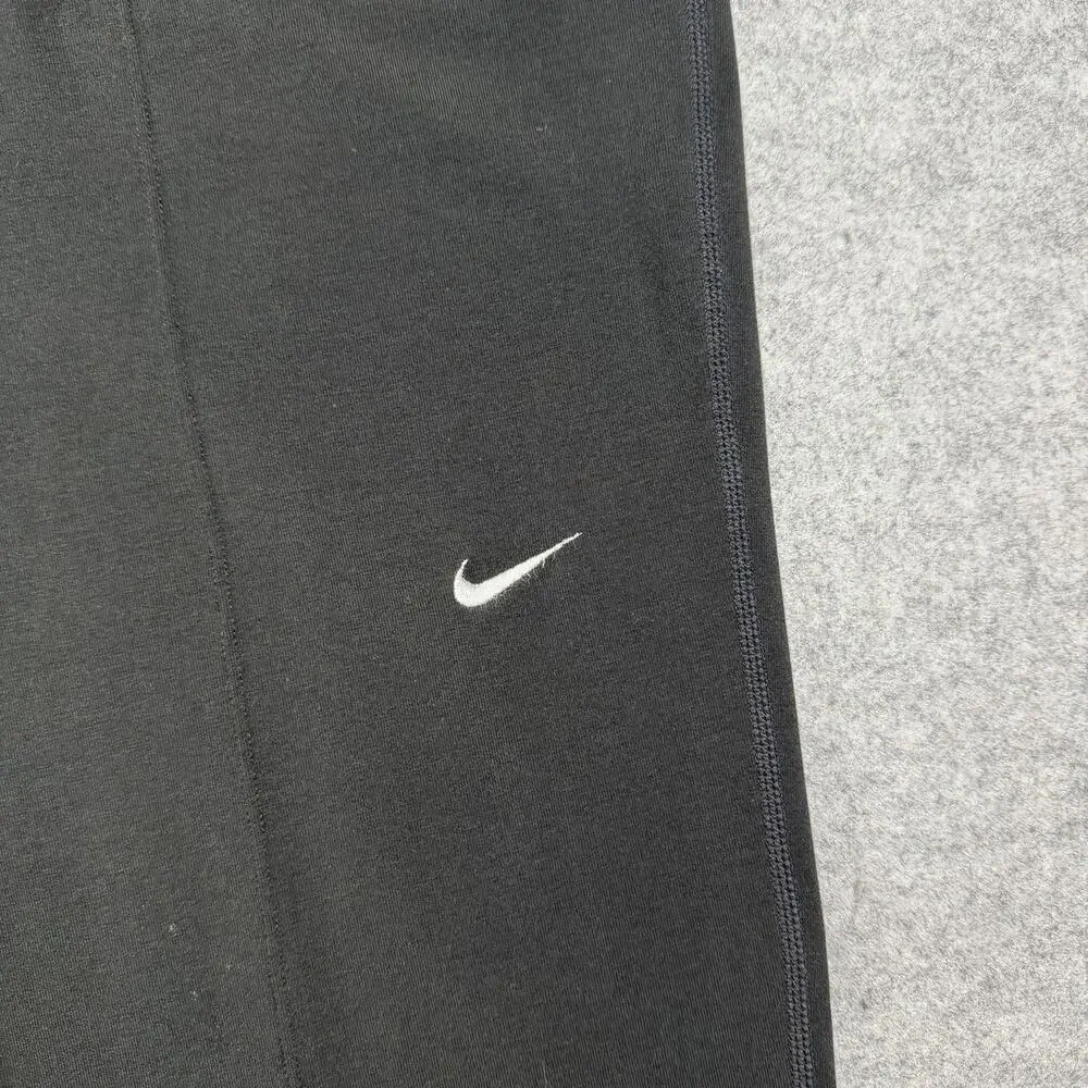 Nike Sweatpants Mens L Black Tapered Zip Pockets Drawstring Athletic Zip Ankles